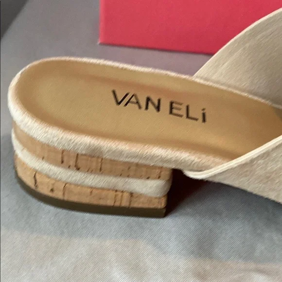 Vaneli Cork Suede Slide sandal 7.5 - Picture 10 of 12